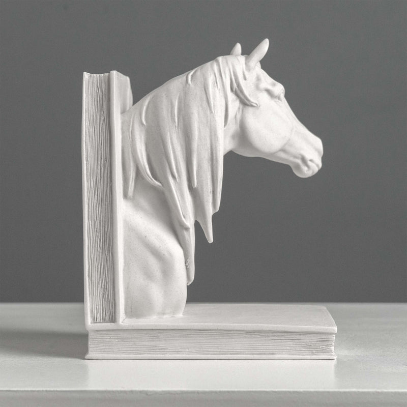 Horse Head Bookends – Pair of Equestrian Busts