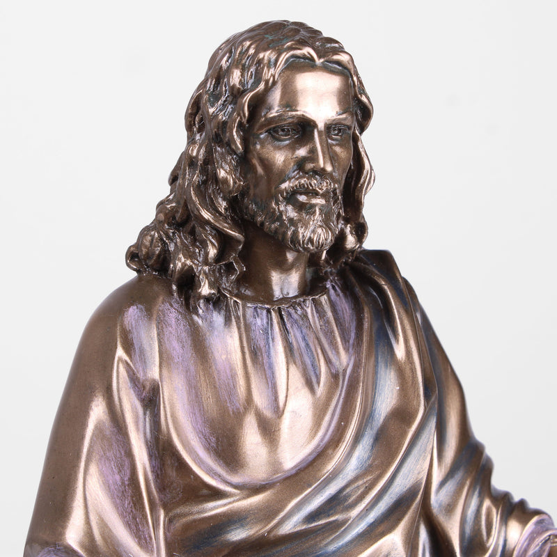 Jesus Statue in Bronze (Cold Cast Bronze Sculpture of Christ)