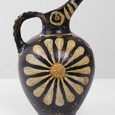 Kamares Style Jug with Minoan Floral Painting