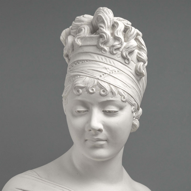 Madame Récamier Bust Sculpture – French Neoclassical Statue