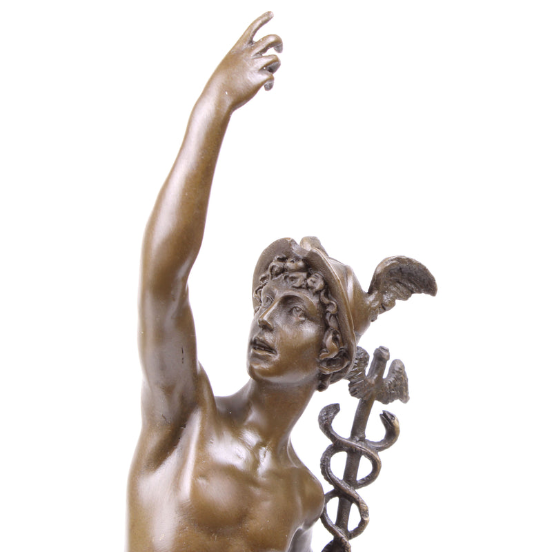 Mercury Bronze Statue (Hot Cast Bronze)