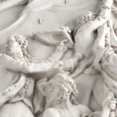 Nelson’s Column Bas-Relief – British Naval Hero Tribute Wall Sculpture