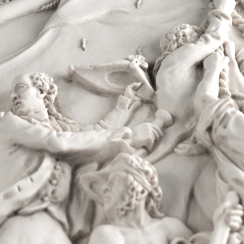 Nelson’s Column Bas-Relief – British Naval Hero Tribute Wall Sculpture