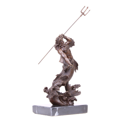 Poseidon Bronze Statue (Hot Cast Bronze)