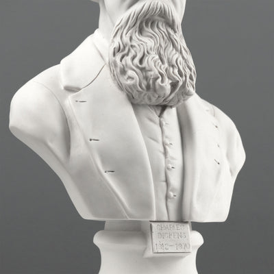 Charles Dickens Bust Sculpture – English Writer Statue