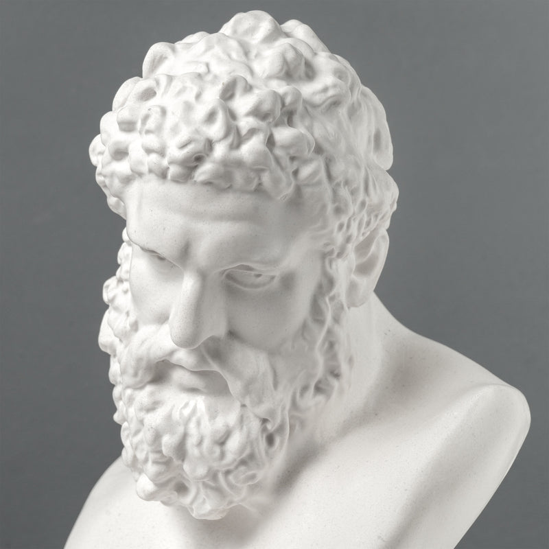 Hercules Bust Sculpture – Greek Hero of Might and Strength