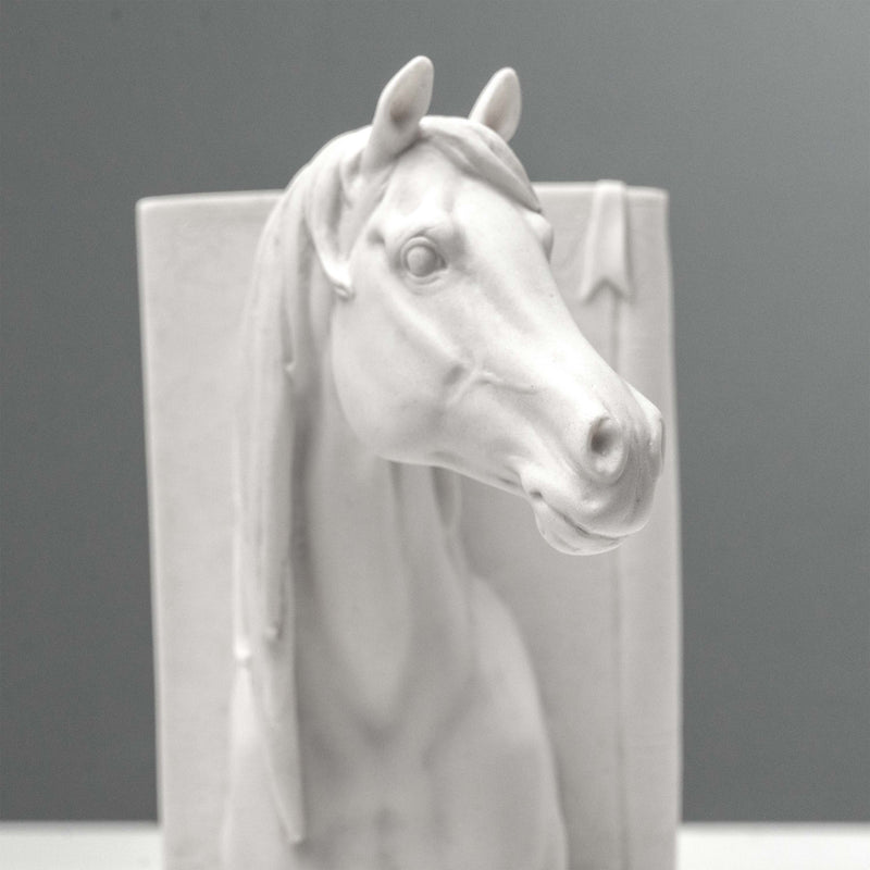 Horse Head Bookends – Pair of Equestrian Busts