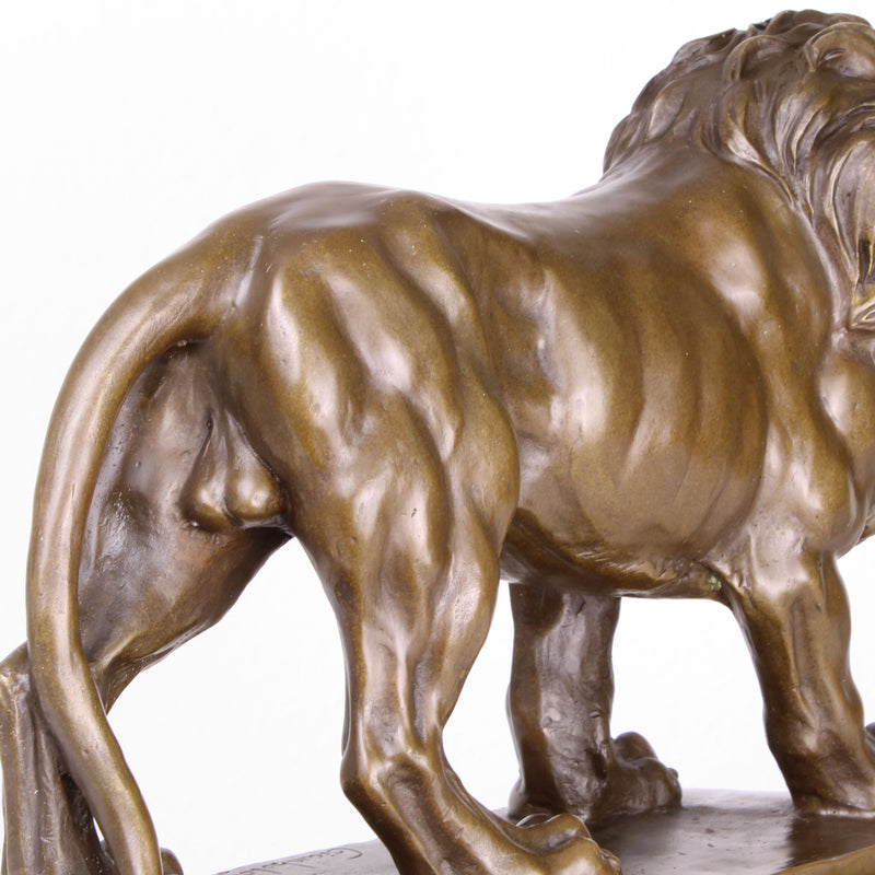 Large Lion Bronze Statue (Hot Cast Bronze)