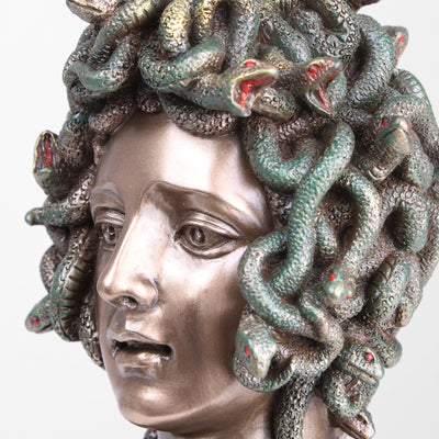 Medusa Head Sculpture in Bronze (Cold Cast Bronze Statue)