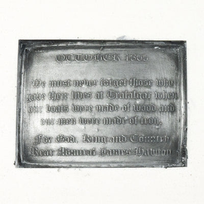 Nelson’s Column Bas-Relief – British Naval Hero Tribute Wall Sculpture