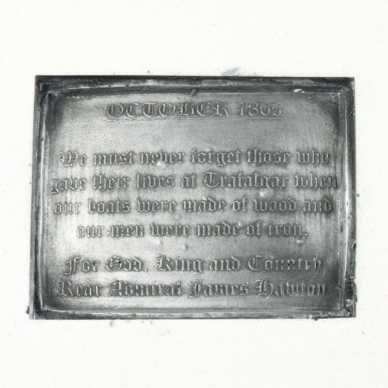 Nelson’s Column Bas-Relief – British Naval Hero Tribute Wall Sculpture