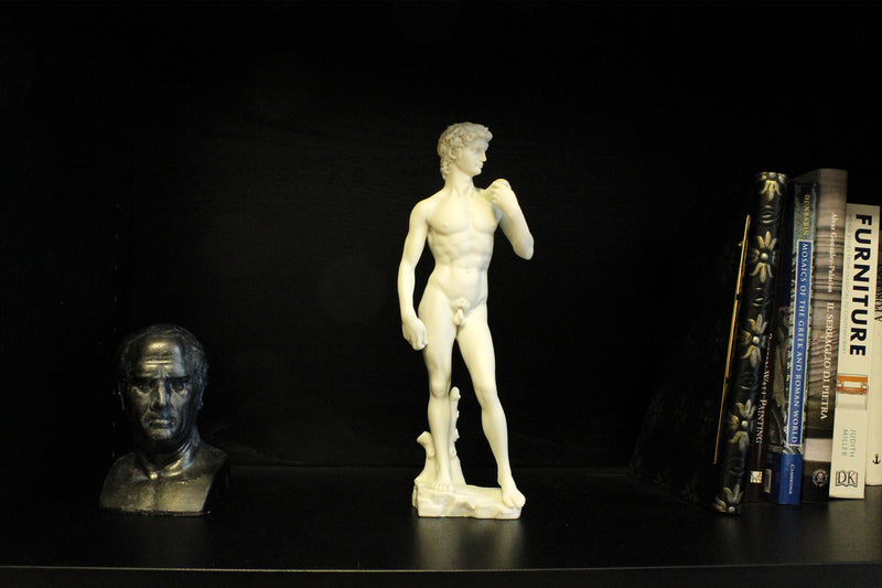 Sculpture of David by Michelangelo (White Statue)
