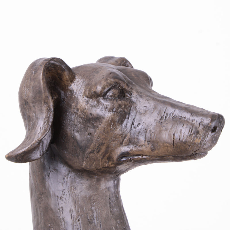 Sitting Dog Statue (Resin)