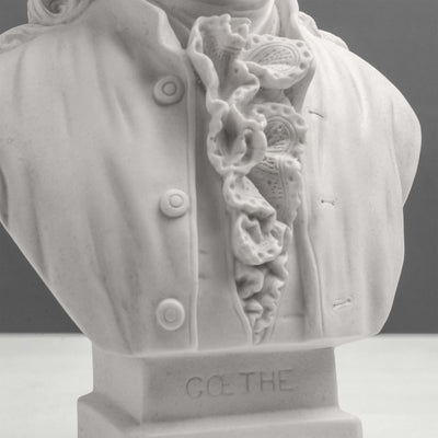 Goethe Bust Sculpture – German Poet in Neoclassical Style