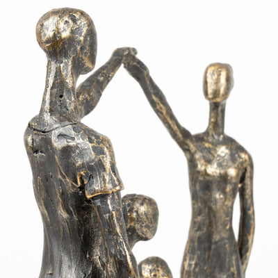 Family Sculpture (Cold Cast Bronze Statue)