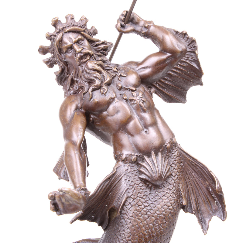 Poseidon Bronze Statue (Hot Cast Bronze Sculpture)