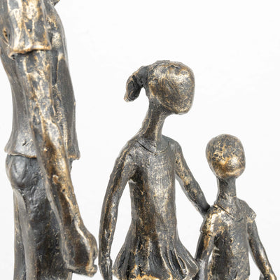 Family Sculpture (Cold Cast Bronze Statue)