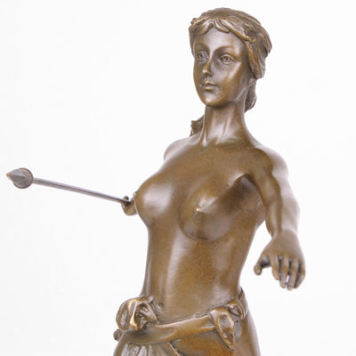 Female Amazon Bronze Statue (Hot Cast Bronze)