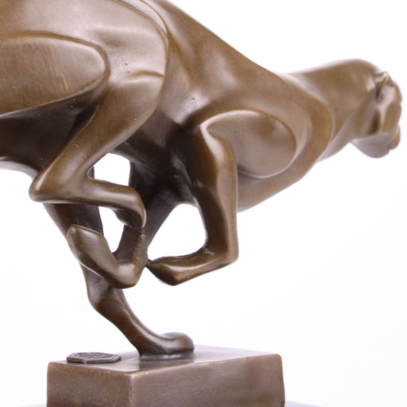 Jaguar Bronze Statue (Hot Cast Bronze)