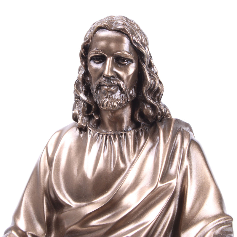 Jesus Christ Statue as Preacher (Cold Cast Bronze Sculpture)