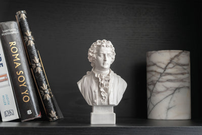 Goethe Bust Sculpture – German Poet in Neoclassical Style