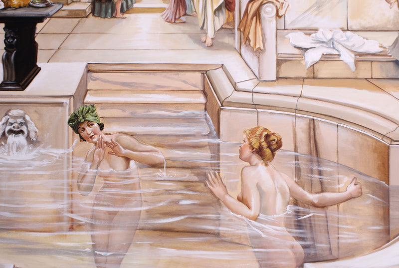 Ladies in the Bath Fresco