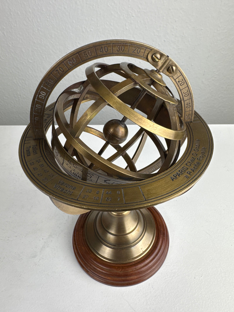 Large Armillary Sphere (Brass Sculpture)