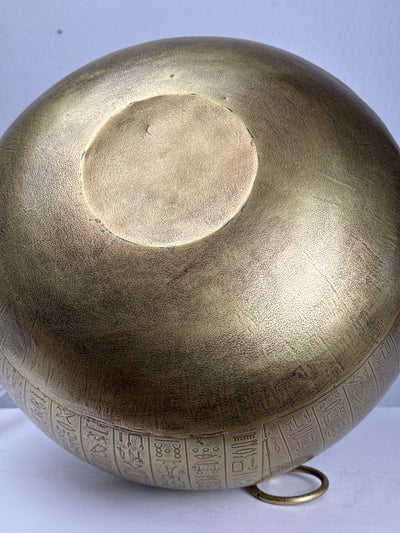 Egyptian Vase with Hieroglyphic (Metal)