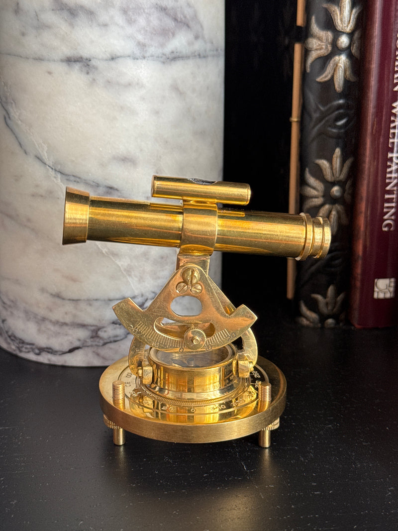 Table Telescope with Alidade (Brass)