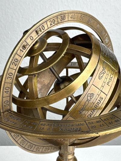 Large Armillary Sphere (Brass Sculpture)
