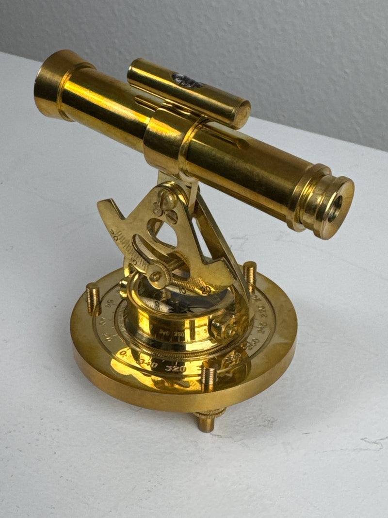 Table Telescope with Alidade (Brass)