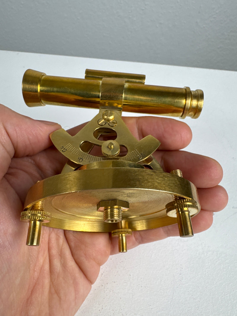 Table Telescope with Alidade (Brass)
