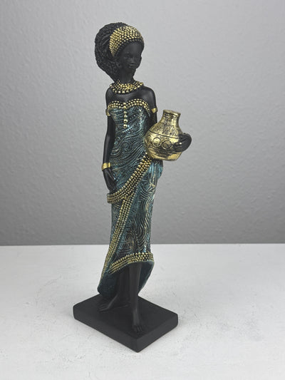 African Woman Statue - The Water Bearer Sculpture