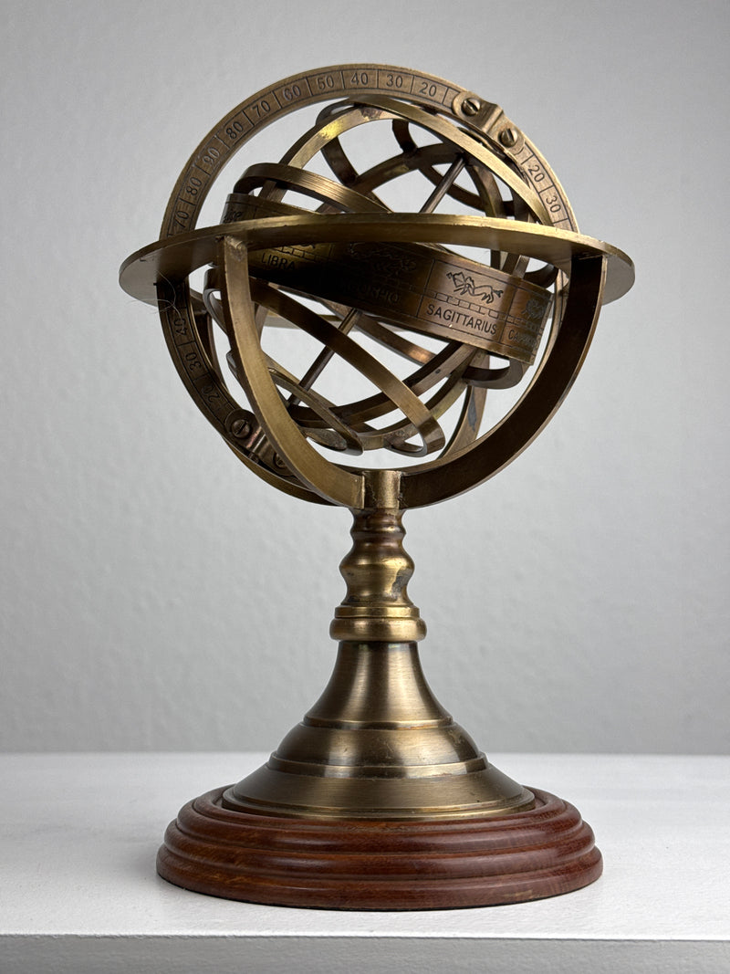 Large Armillary Sphere (Brass Sculpture)