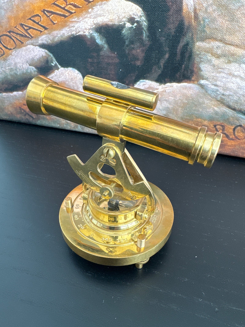 Table Telescope with Alidade (Brass)