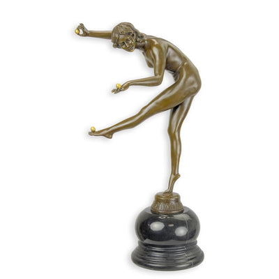 Tricktress Statue (Hot Cast Bronze Sculpture)