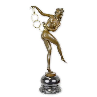 The Magic Rings Statue (Hot Cast Bronze Sculpture)