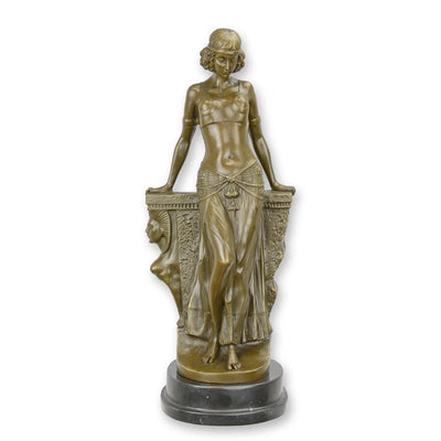 Egyptian Dancer Statue (Hot Cast Bronze Sculpture)
