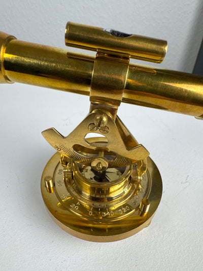Table Telescope with Alidade (Brass)