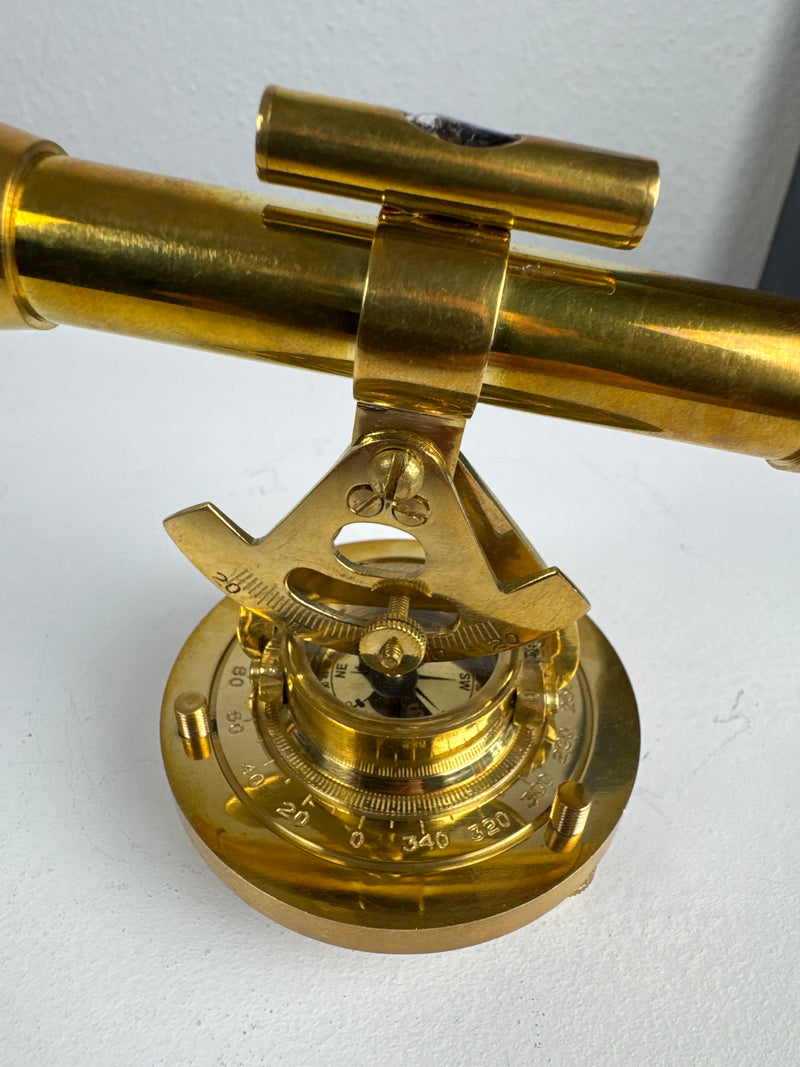 Table Telescope with Alidade (Brass)