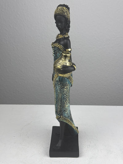 African Woman Statue - The Water Bearer Sculpture