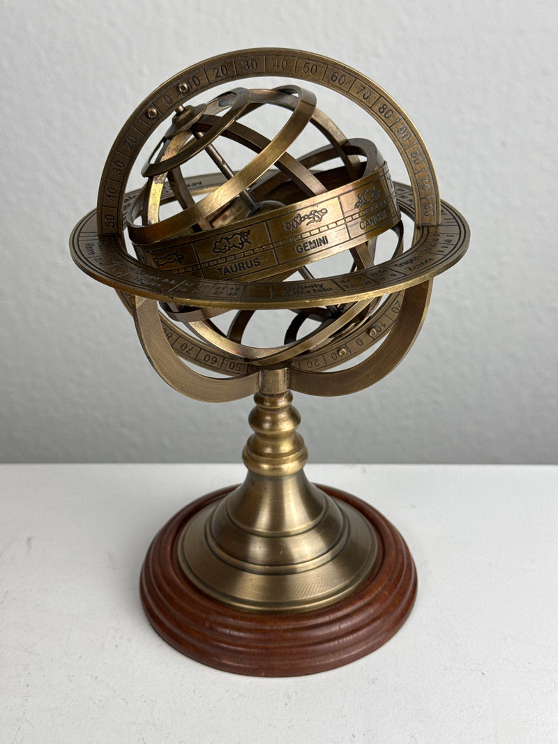 Large Armillary Sphere (Brass Sculpture)