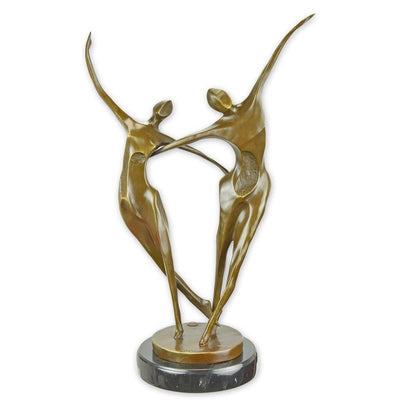 Dancing Couple Statue (Hot Cast Bronze Sculpture)