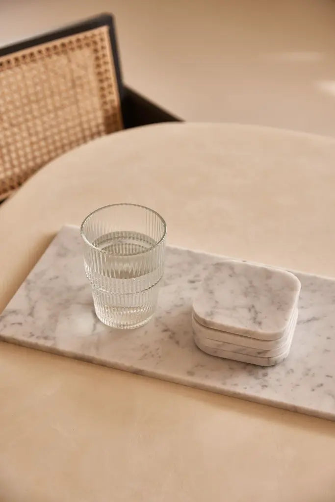 White Marble Tray (Large)