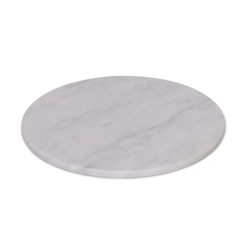Round Marble Tray (White)