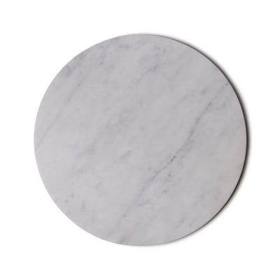 Round Marble Tray (White)