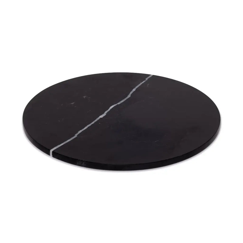 Round Marble Tray (Black)