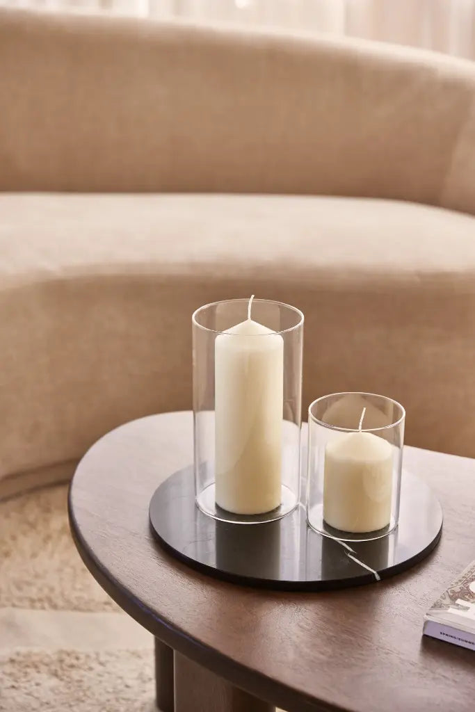 Round Marble Tray (Black)