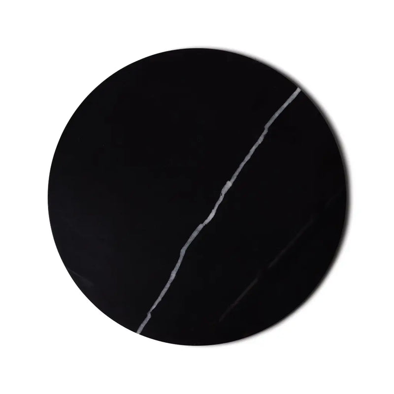 Round Marble Tray (Black)