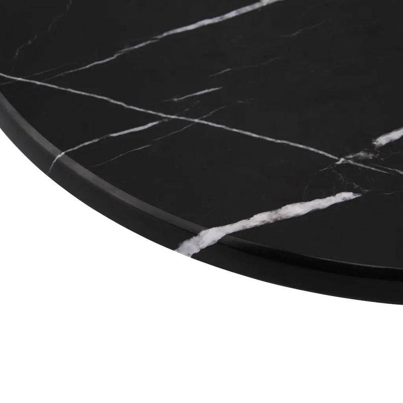 Round Marble Tray (Black)